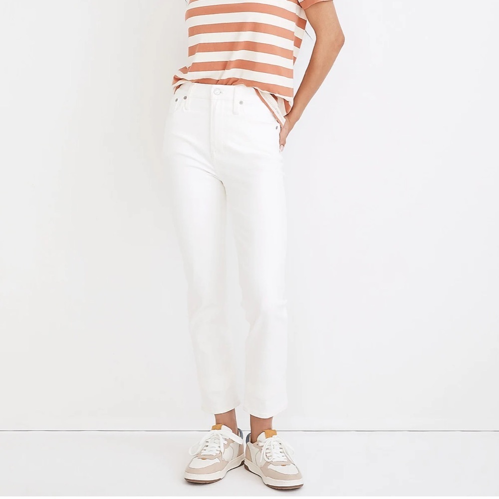 Madewell The Perfect Vintage Jean in Tile White